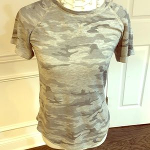 Grayson Threads Grey Camo Burnout T XS